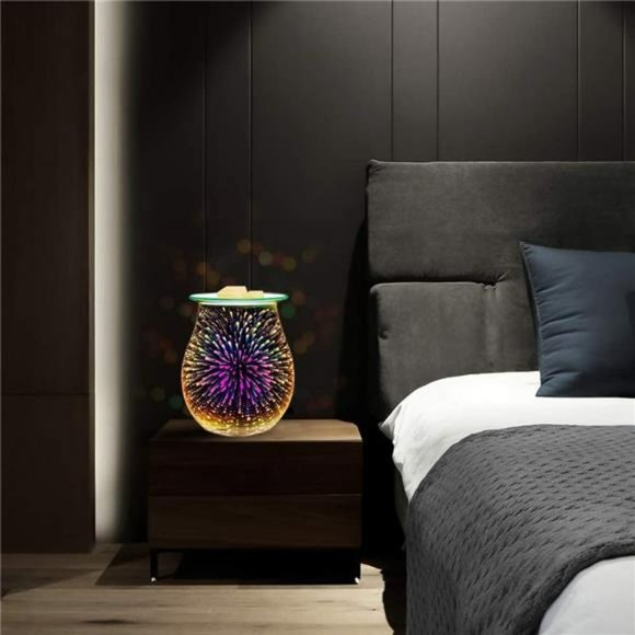 Colorful Sun Ray Electric Candle Warmer for Home Decor & Gifts - Picture 2 of 5